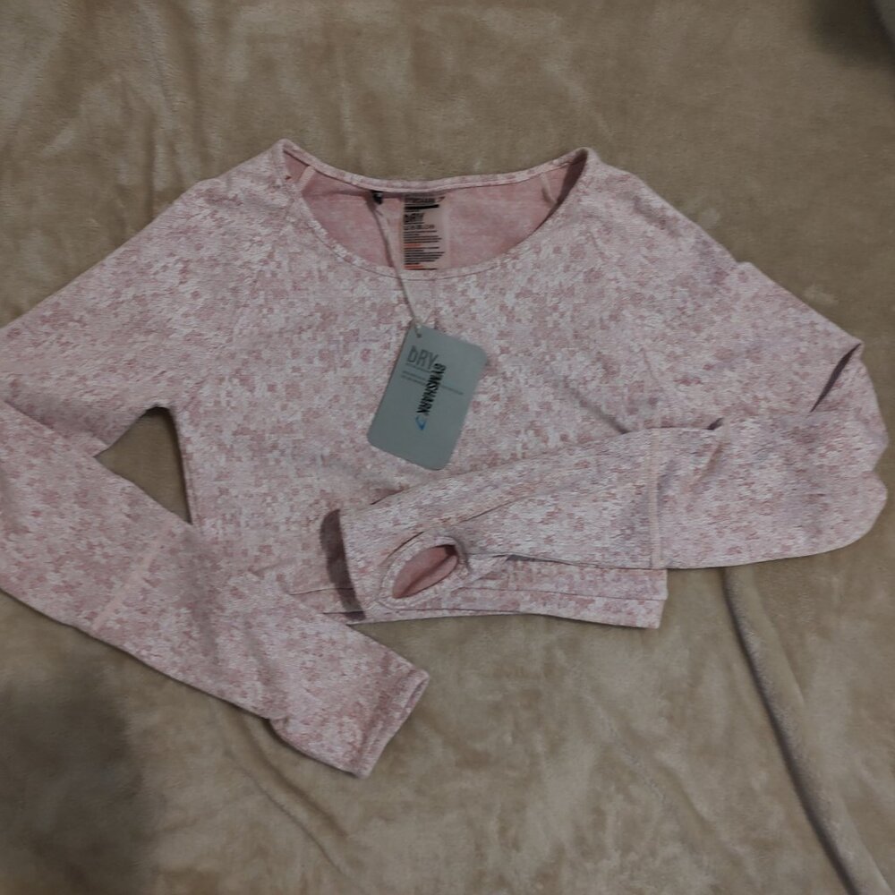 Gymshark long sleeve crop top
